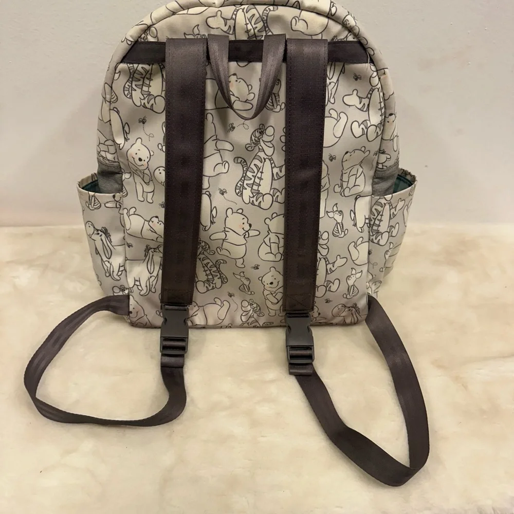 Petunia Pickle Bottom Cream Winnie the Pooh Sketch diaper bag  Backpack